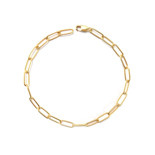 Small Paperclip Chain Bracelet
