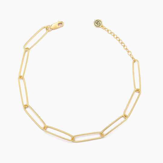 Big Paperclip Chain Bracelet