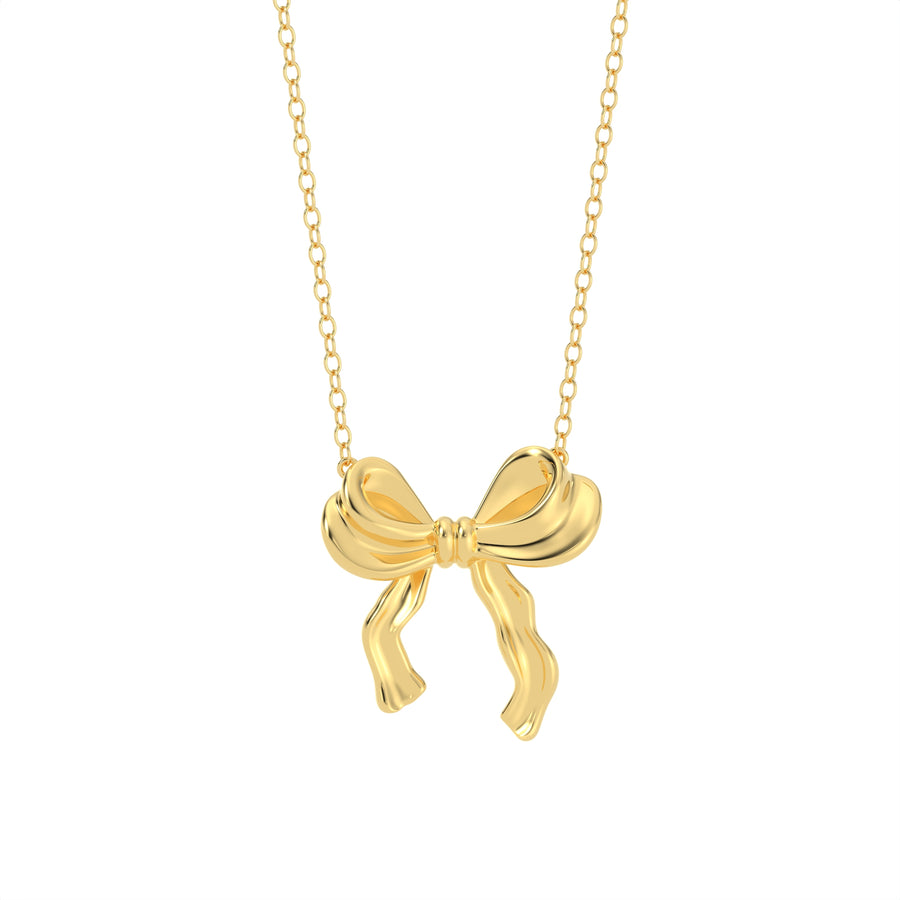 Large Bow Necklace