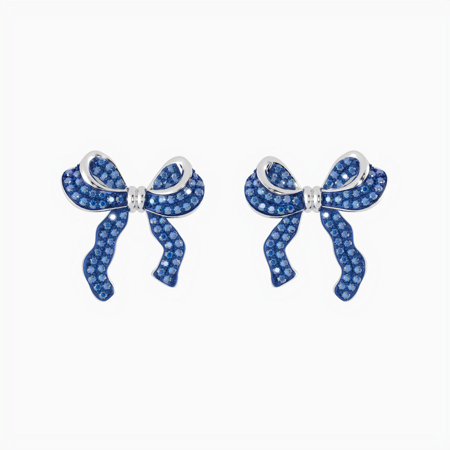 Medium Bow Stud Earrings