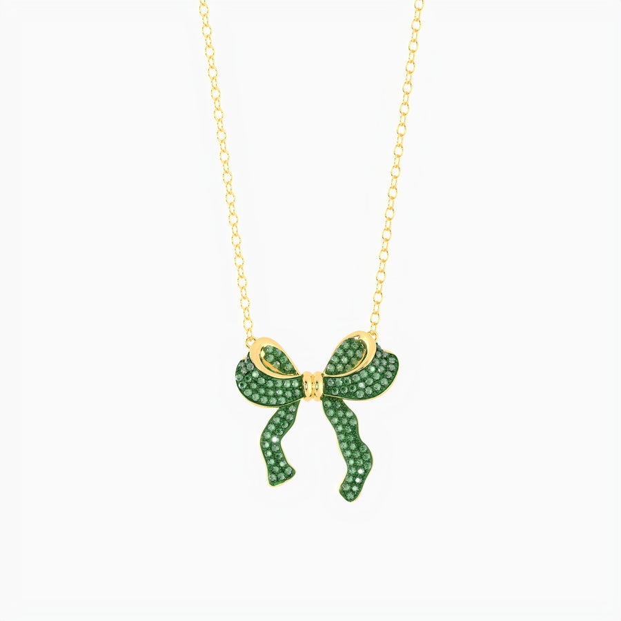 Large Bow Necklace
