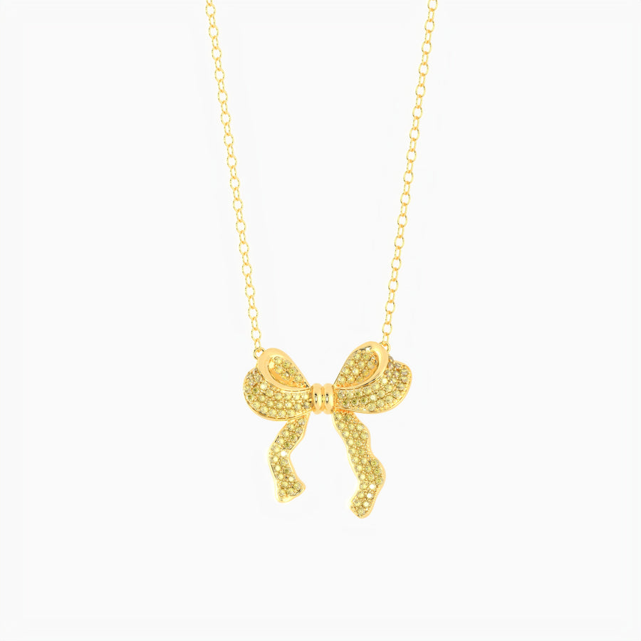 Large Bow Necklace