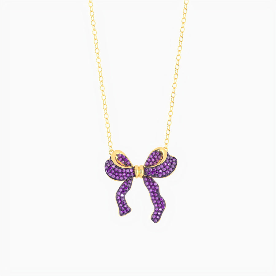 Large Bow Necklace