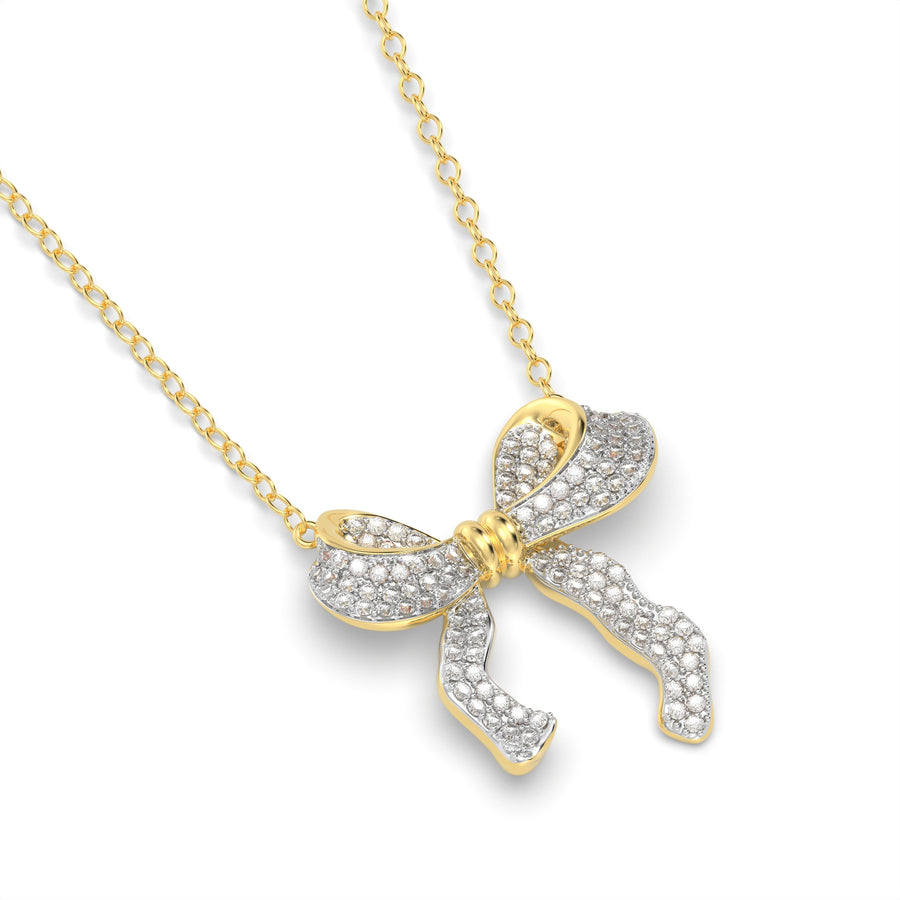 Large Bow Necklace