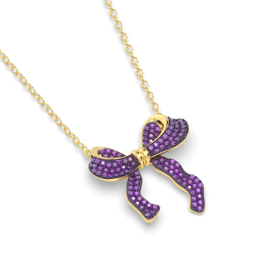 Large Bow Necklace