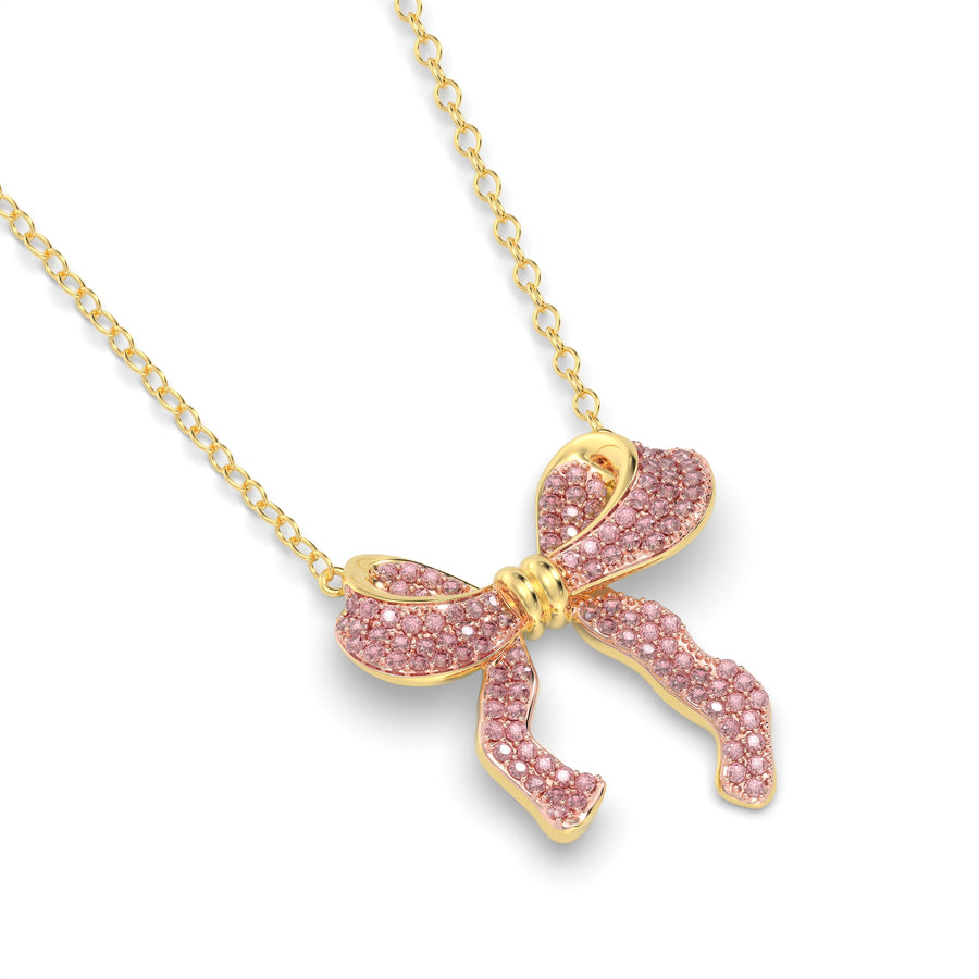 Large Bow Necklace