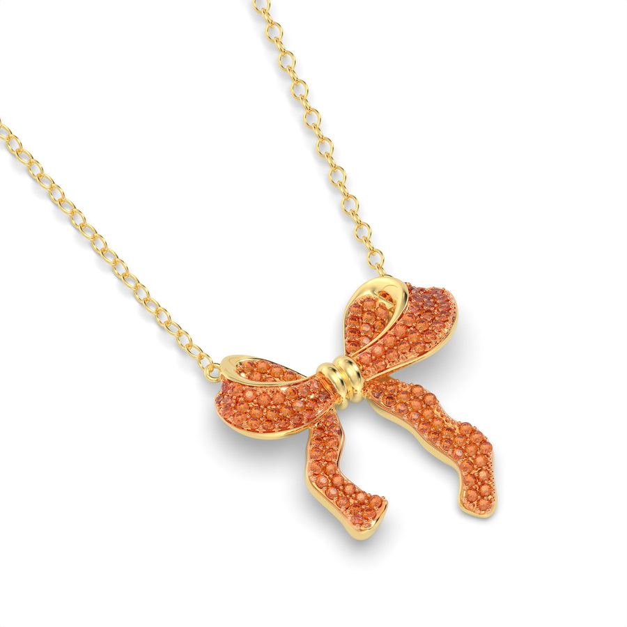 Large Bow Necklace