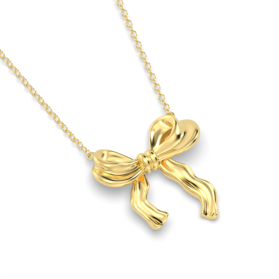 Extra Large Bow Necklace
