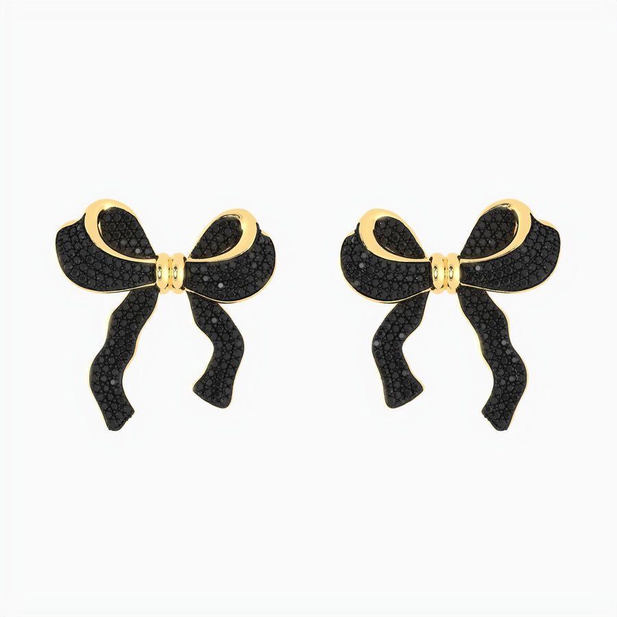 Extra Large Bow Stud Earrings