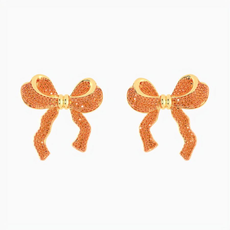 Extra Large Bow Stud Earrings