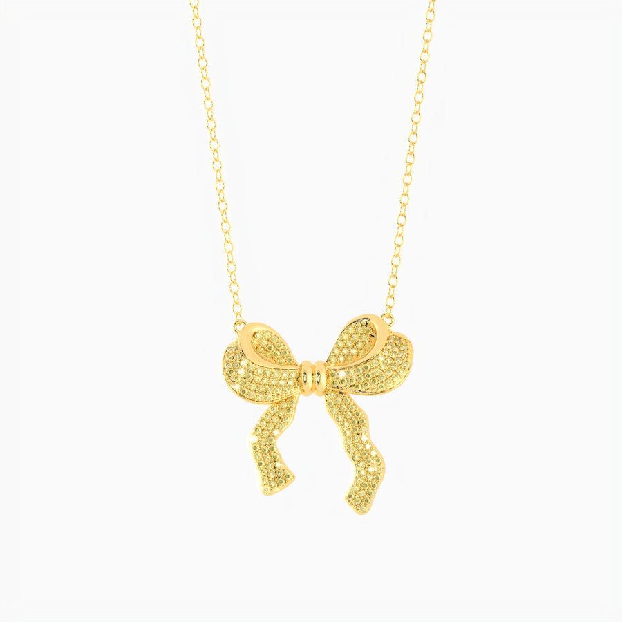 Extra Large Bow Necklace