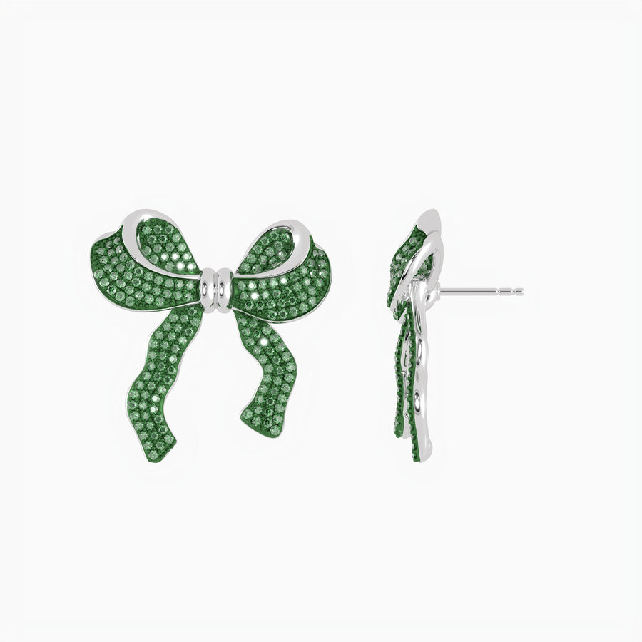 Extra Large Bow Stud Earrings