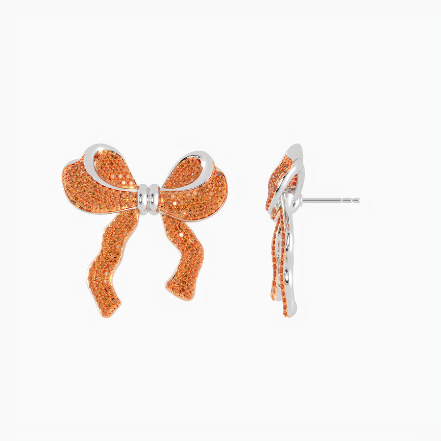 Extra Large Bow Stud Earrings