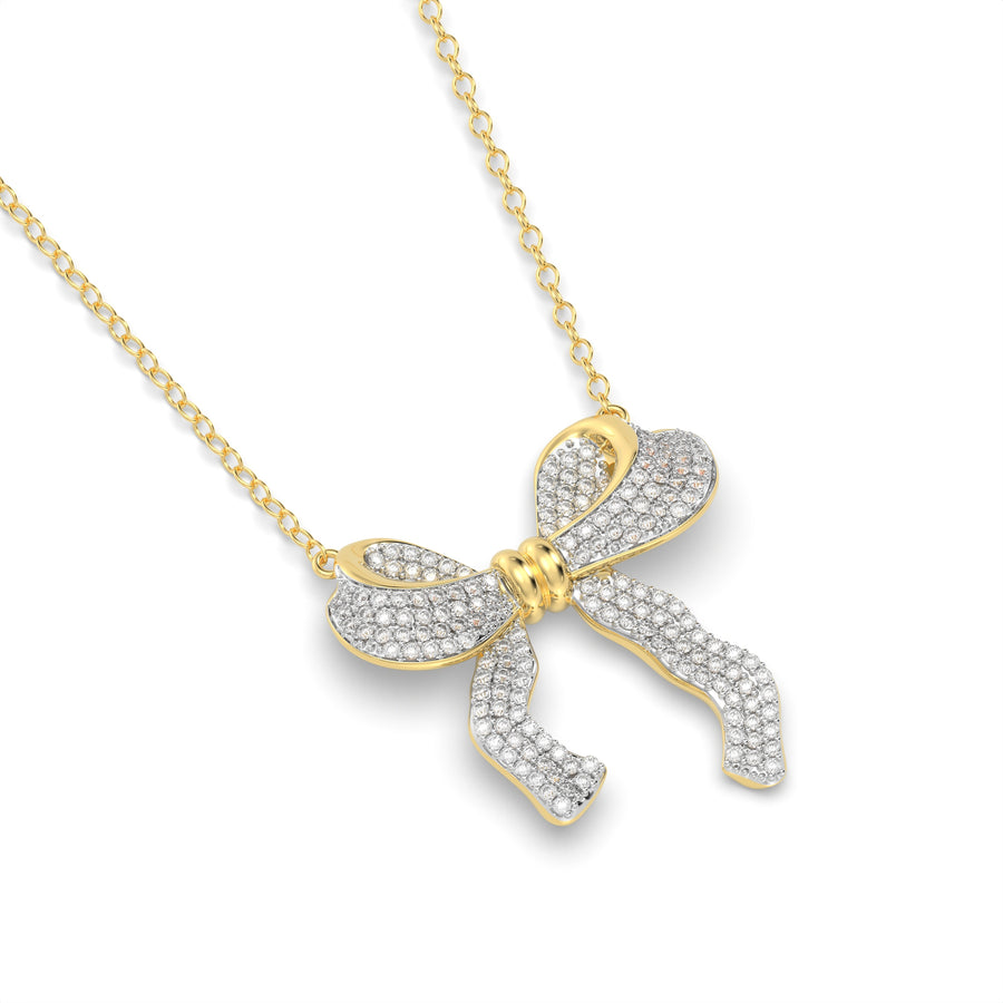 Extra Large Bow Necklace