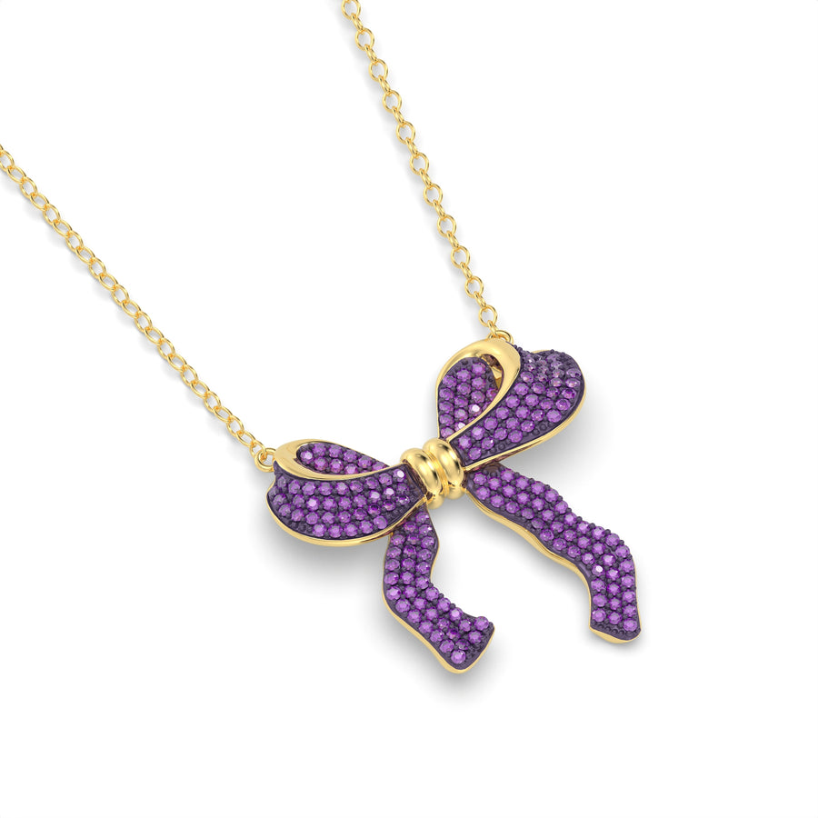 Extra Large Bow Necklace