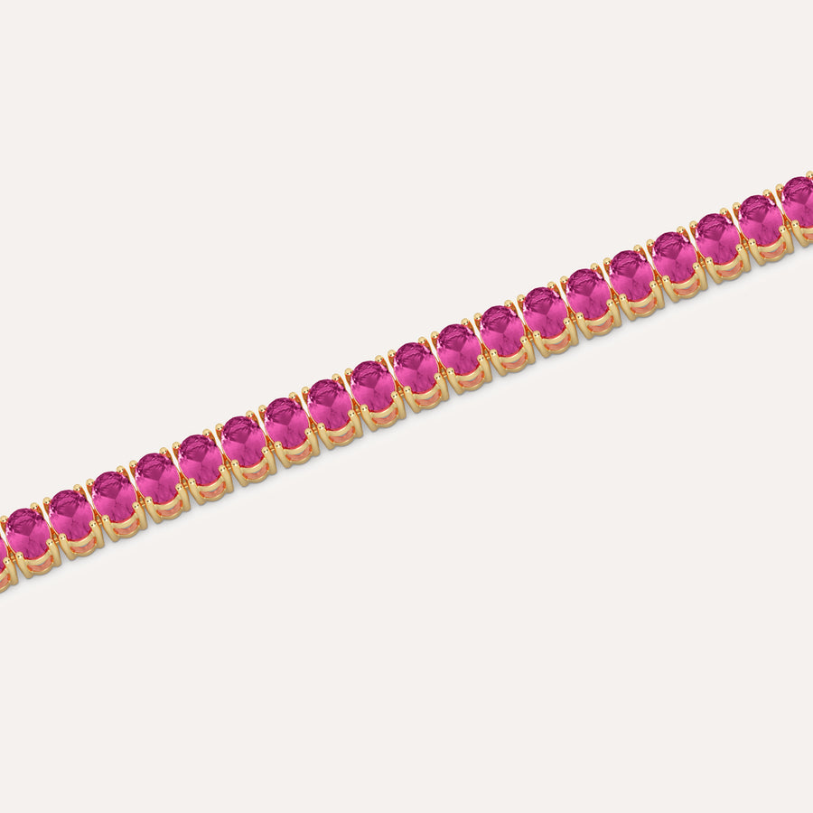 Oval Tennis Bracelet
