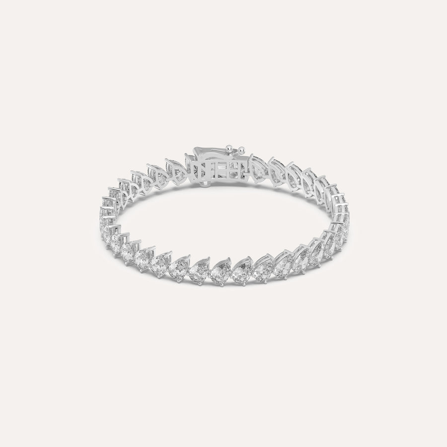 Pear Tennis Bracelet