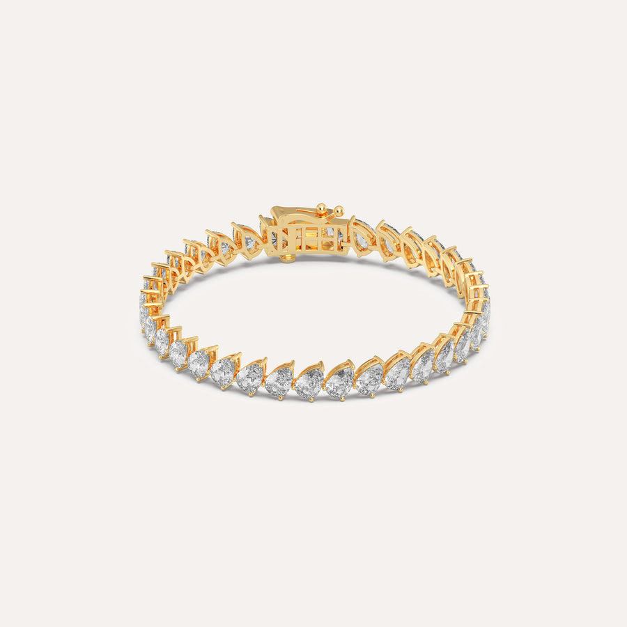 Pear Tennis Bracelet
