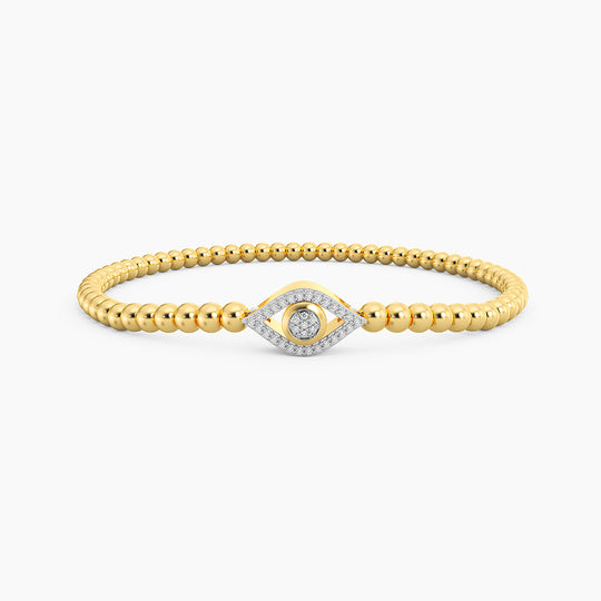 Waterproof Eye on the Prize Beaded Bracelet