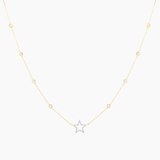 Dot-To-Dot Star Pendant Necklace