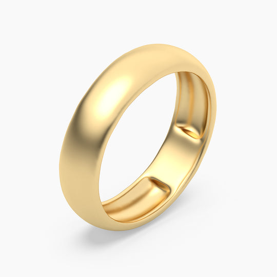 Classic Metal Band Ring