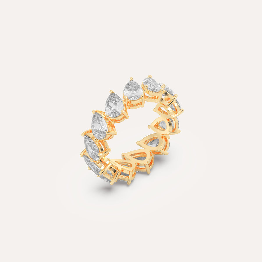 Pear Ring Band