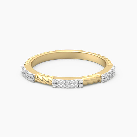 Hello Spring, Rope Stackable Ring
