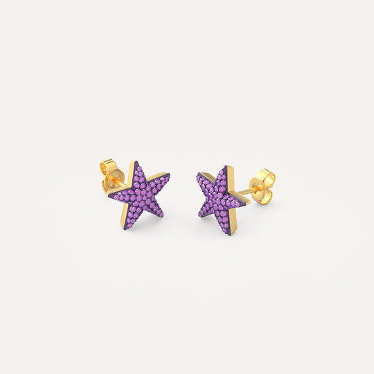 Small Star Stud Earring