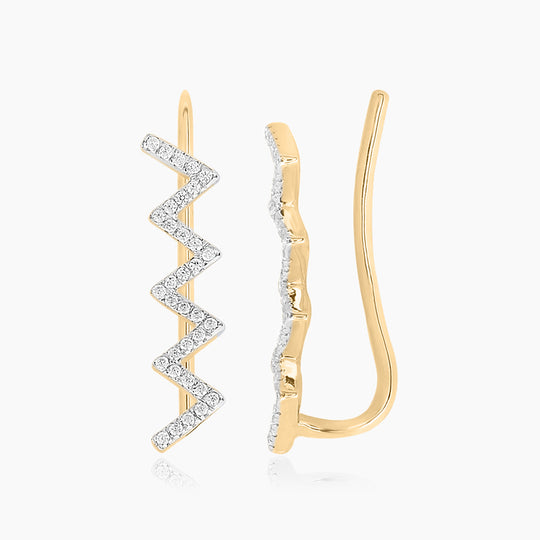 Zig Zag Ear Climbers