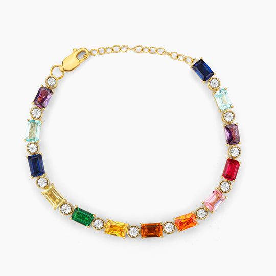 Multicolor Emerald Bracelet