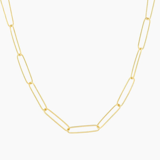 Big Paperclip Chain Necklace