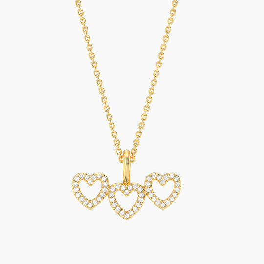 Waterproof Spread Love Pendant Necklace