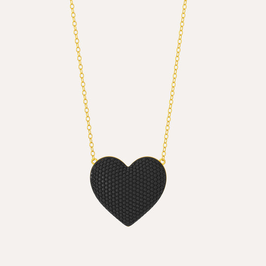 Extra Large Heart Pendant Necklace