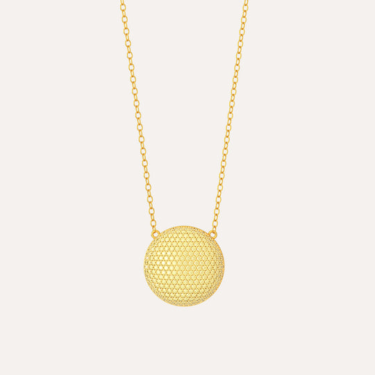 Large Sphere Pendant Necklace