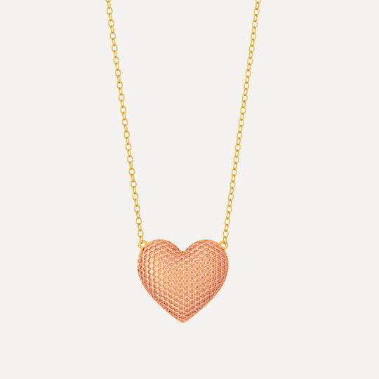 Large Heart Pendant Necklace