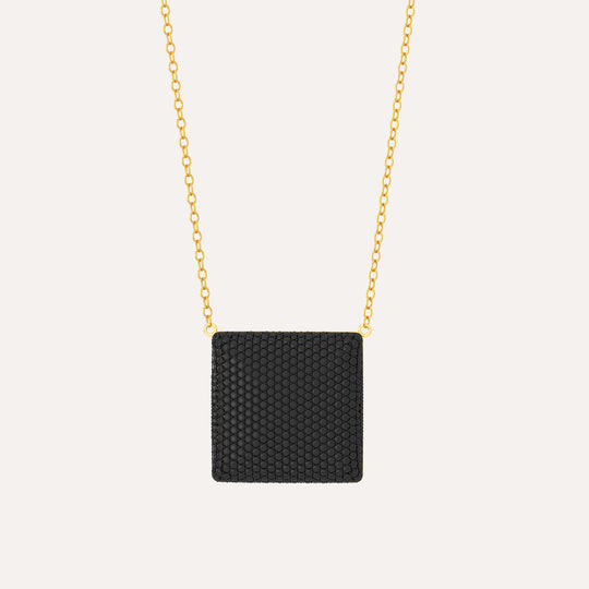 Extra Large Cube Pendant Necklace
