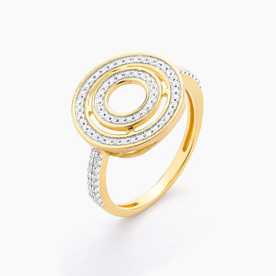 Rock Circle Fashion Ring