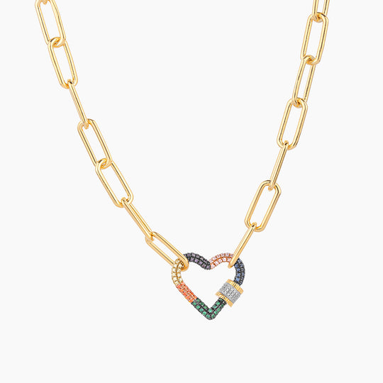 You're Loved Heart Pendant Necklace