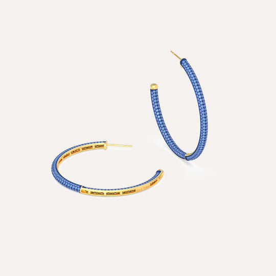 Two-Tone Large Hoop Earring