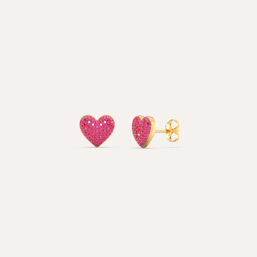 Mini Heart Stud Earring
