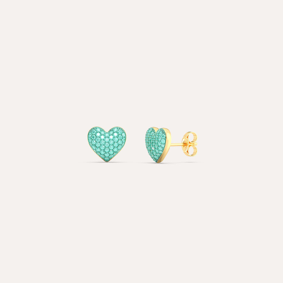Mini Heart Stud Earring