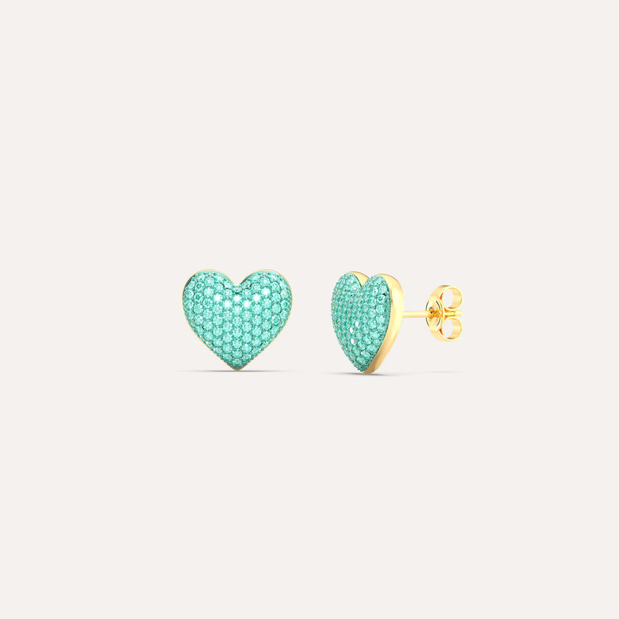 Small Heart Stud Earring