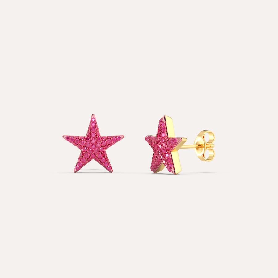 Small Star Stud Earring
