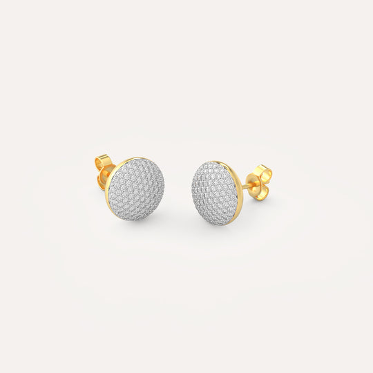Small Sphere Stud Earring