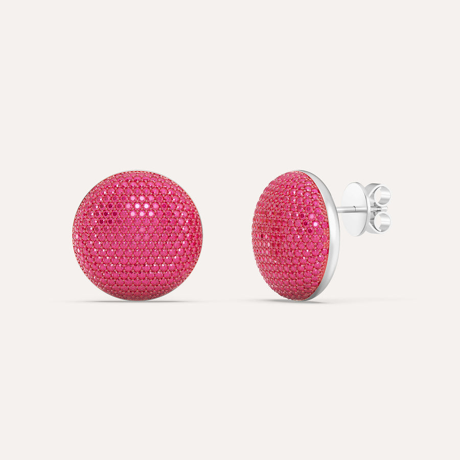 Large Sphere Stud Earring