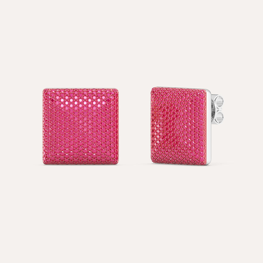 Large Cube Stud Earring