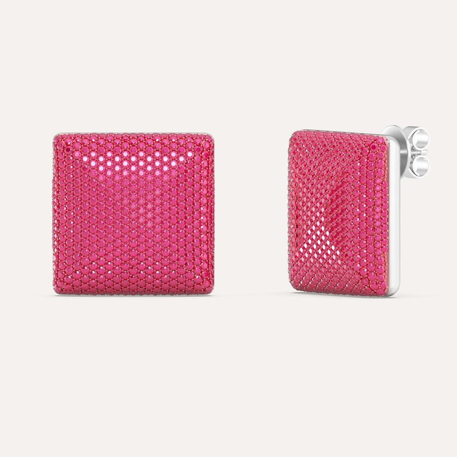 Extra Large Cube Stud Earring