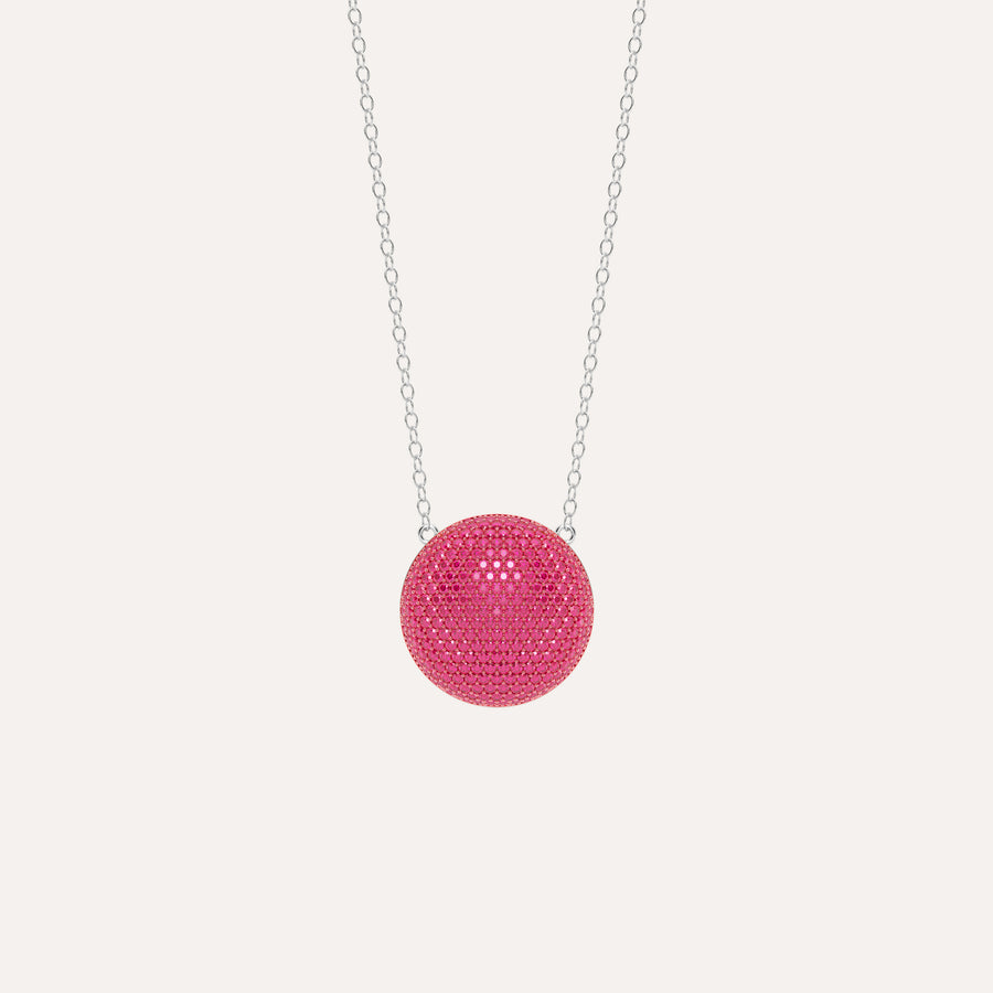 Large Sphere Pendant Necklace