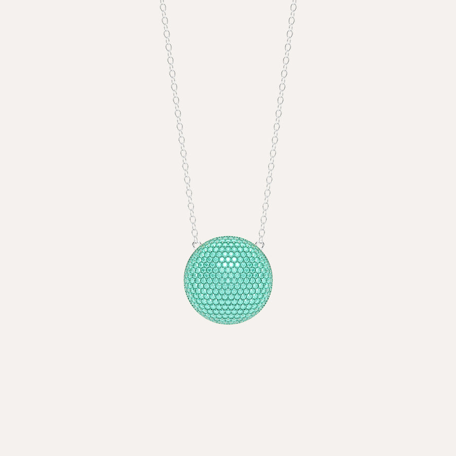 Large Sphere Pendant Necklace