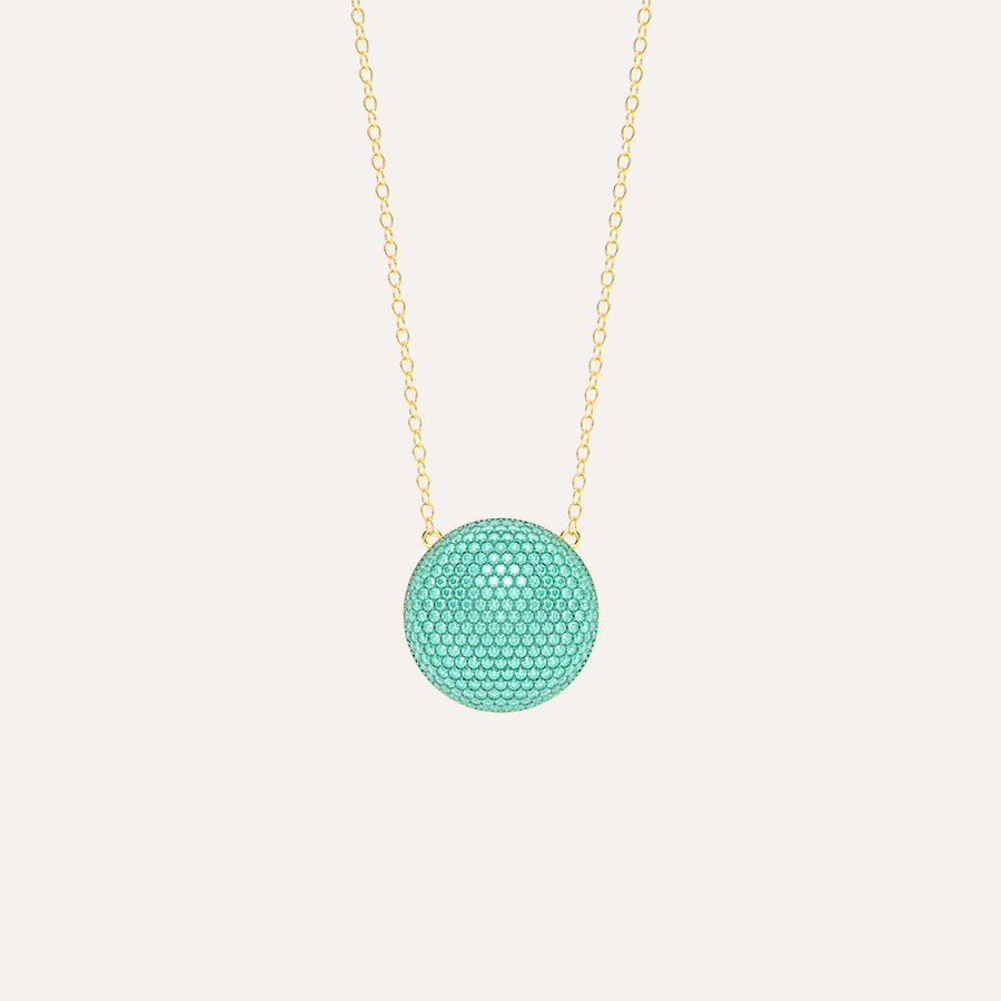 Large Sphere Pendant Necklace